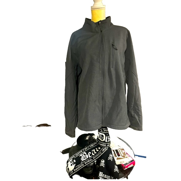 Kirkland Weatherproof Water Resistant Fleece Lined Multi-Zippered Pocket Jacket - Picture 2 of 11